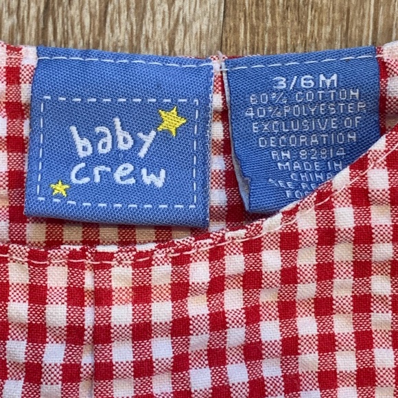 Puppy gingham romper - Picture 4 of 5